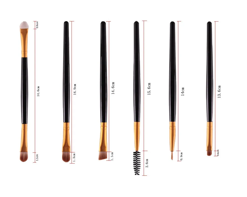 20 Pcs Professional Makeup Brush Set - Gold