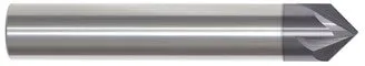 209-084750B: 3/4in. Dia., 3in. Overall Length, 4-Flute, Carbide Chamfer Mill- SE, 82 deg, AlTiN, USA