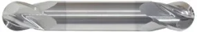 220-001112: 7/16 Dia, 5/8 LOC, 2-1/2 OAL, 4-Flt,  Carbide Ball End Mill- Single End, 30 Deg. Helix, TiCN, USA