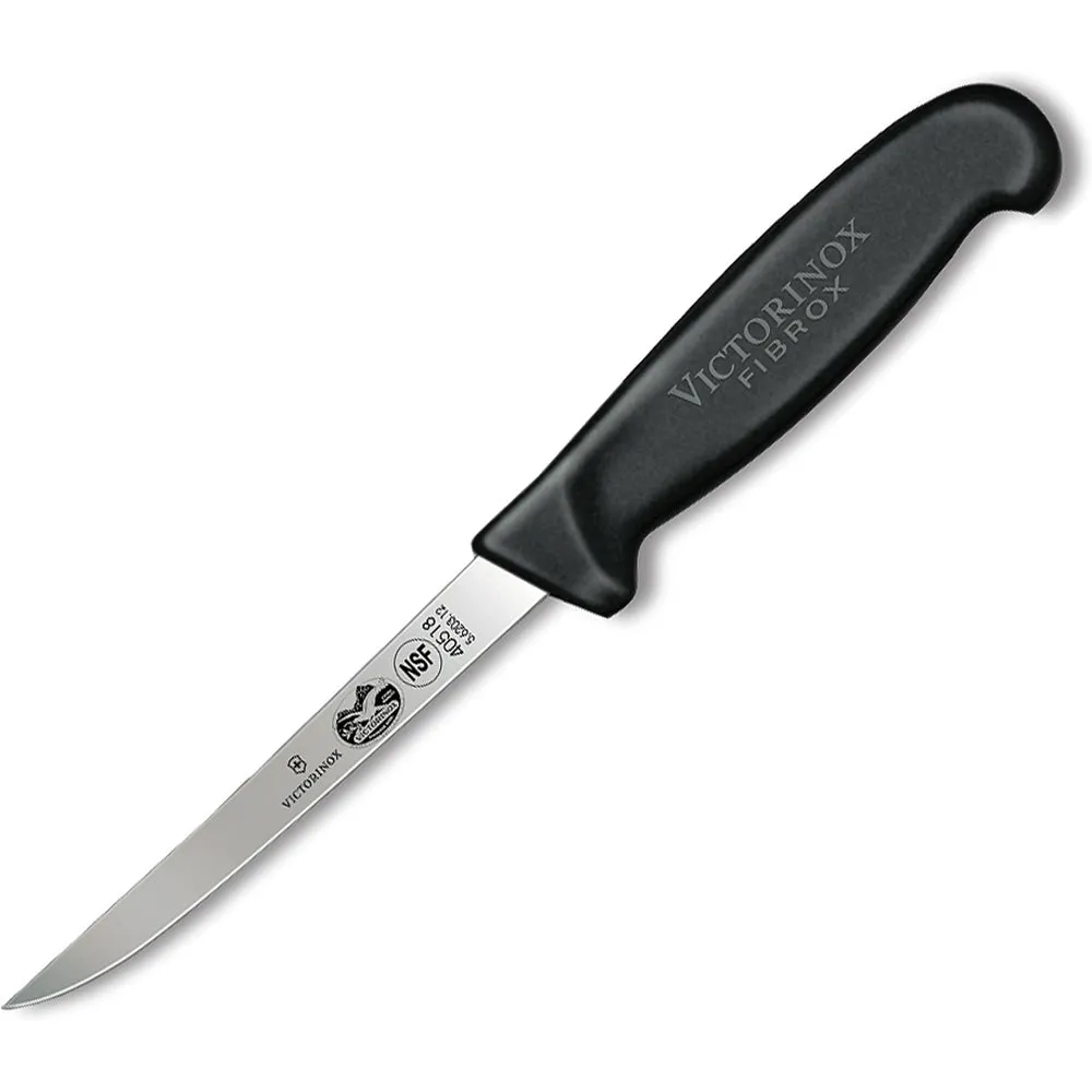 5" Straight Narrow Semi Flexible Knife With Fibrox Handle