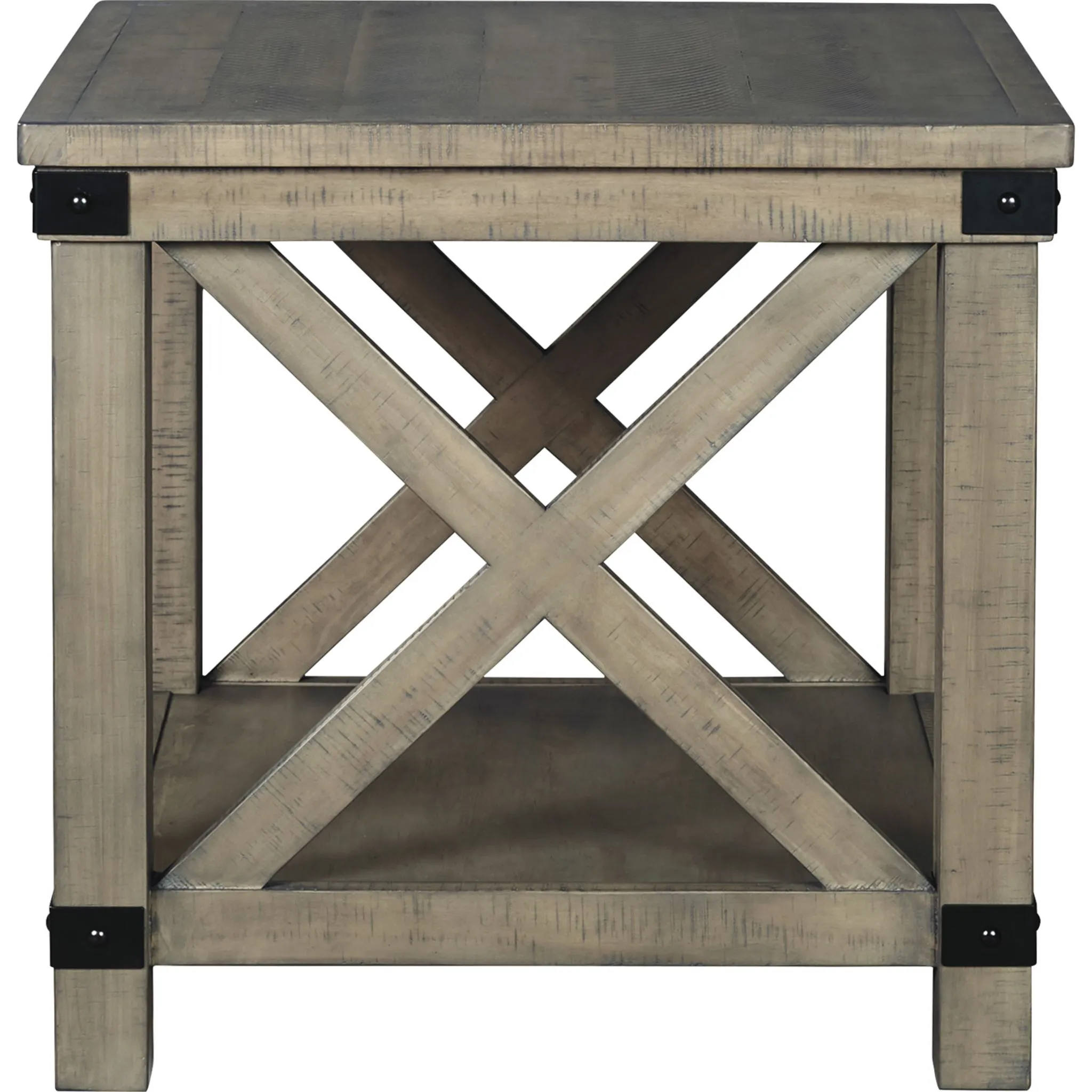 Aldwin End Table - Gray