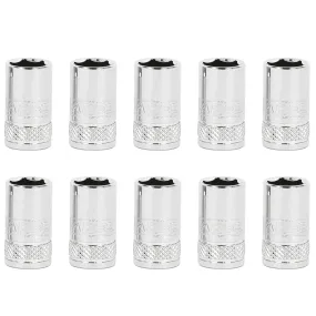 ARES 39018 - 10-Piece 1/4-Inch Drive 10mm Socket Set