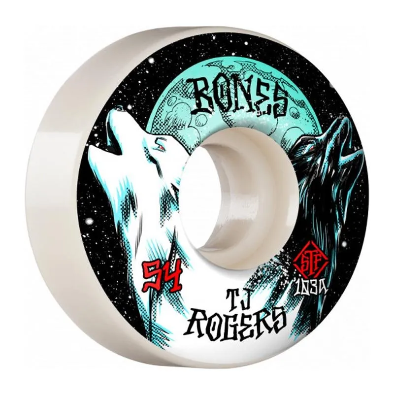 Bones 54mm 103a PRO STF Rogers Spirit Howl V3 Slims Skateboard Wheels 4pk