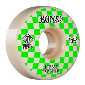 Bones 54mm 99a STF Patterns V3 Slims Skateboard Wheels 4pk