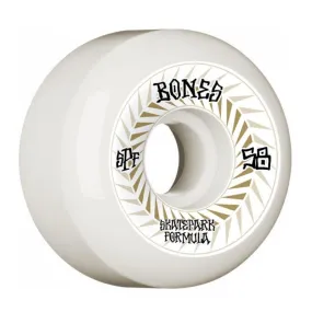 Bones 58mm 101a SPF Spines P5 Sidecut Skateboard Wheels 4pk