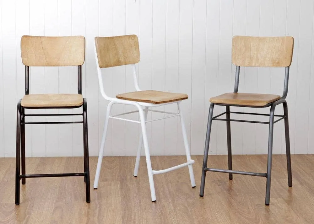 Carlton Counter Stool - White Deco