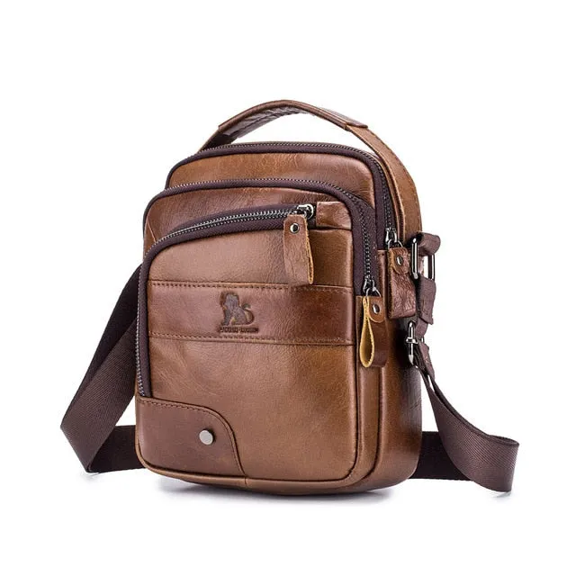 Casual Genuine Cowhide Leather Bag