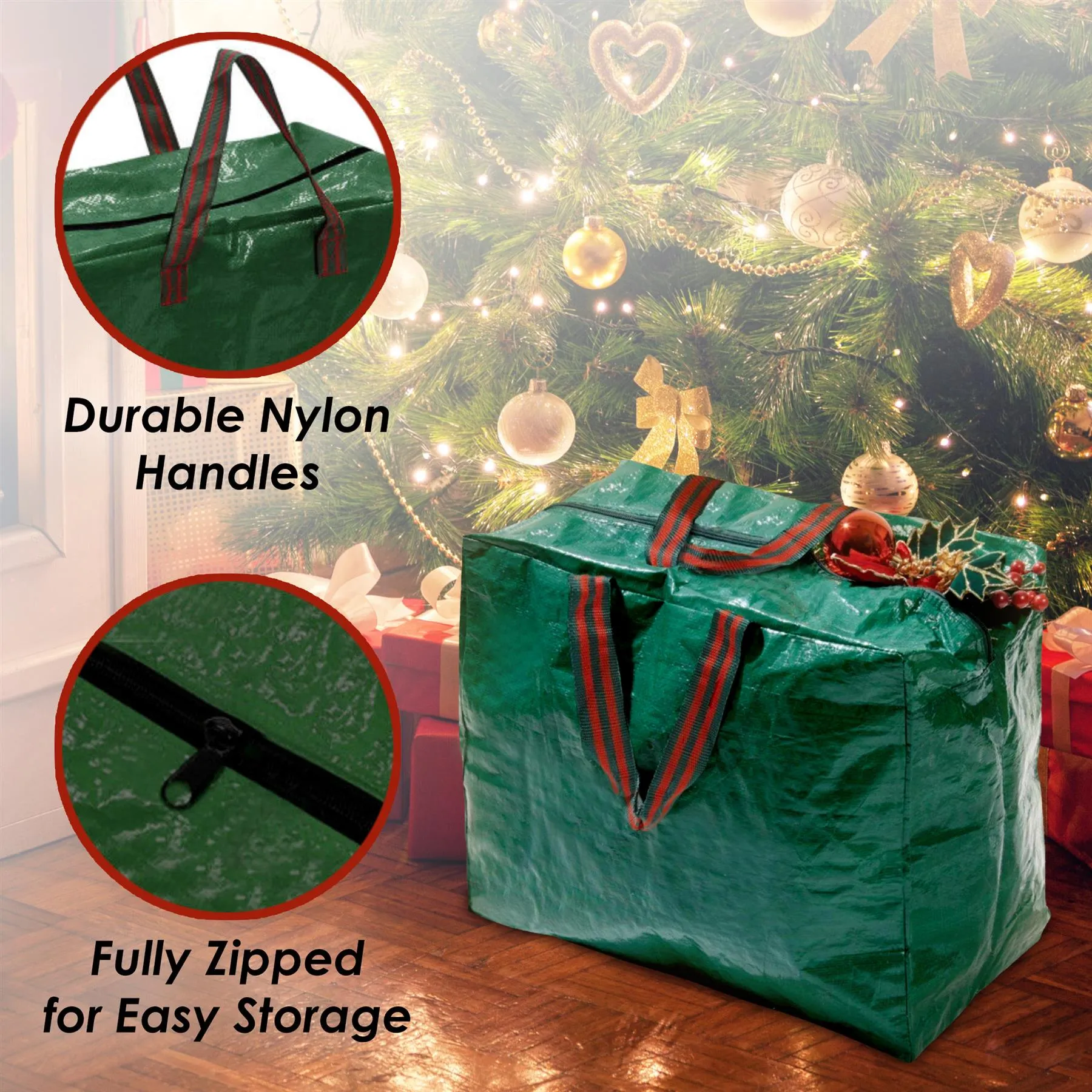 Christmas Lights and Decorations Storage Bag