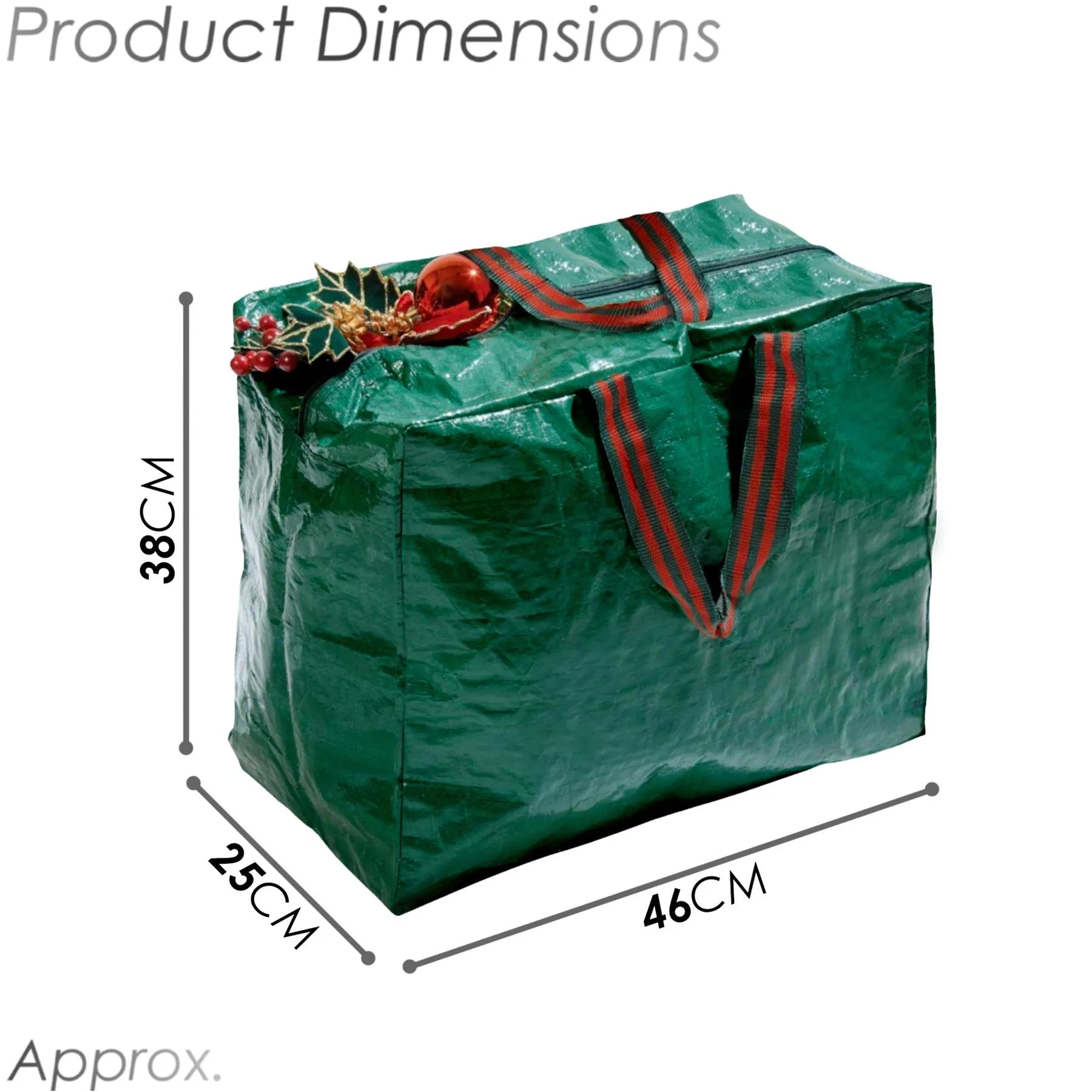 Christmas Lights and Decorations Storage Bag