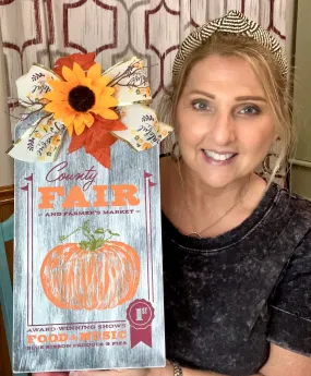 DIY Home Decor - “County Fair” Fall Wall Art