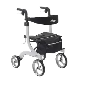 Drive Medical rtl10266wt Nitro Euro Style Walker Rollator, White