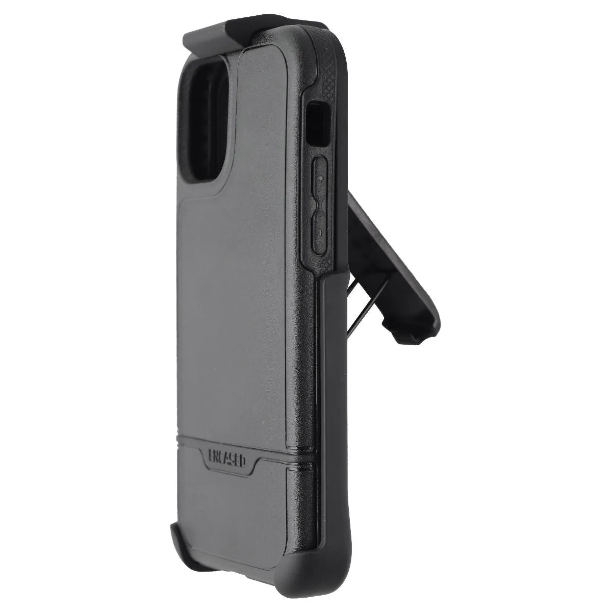 Encased Shockproof Case and Clip for Apple iPhone 12 - Black