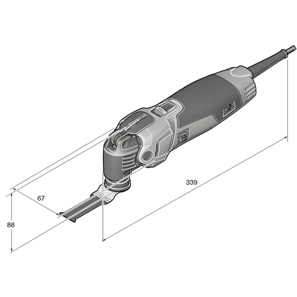 Fein 72296770090 120V Corded MultiMaster MM 500 Plus Top Oscillating Multitool