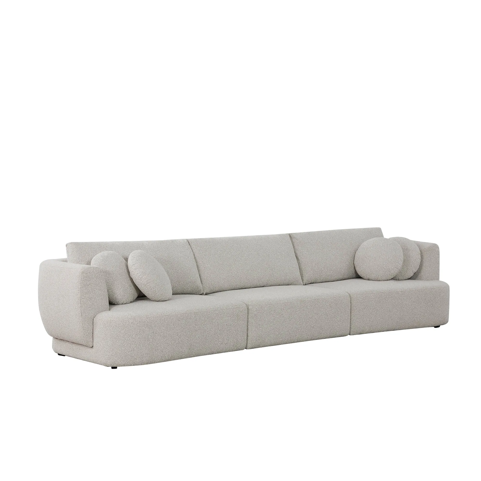 Grace 3-Seat Modular Curved Sofa