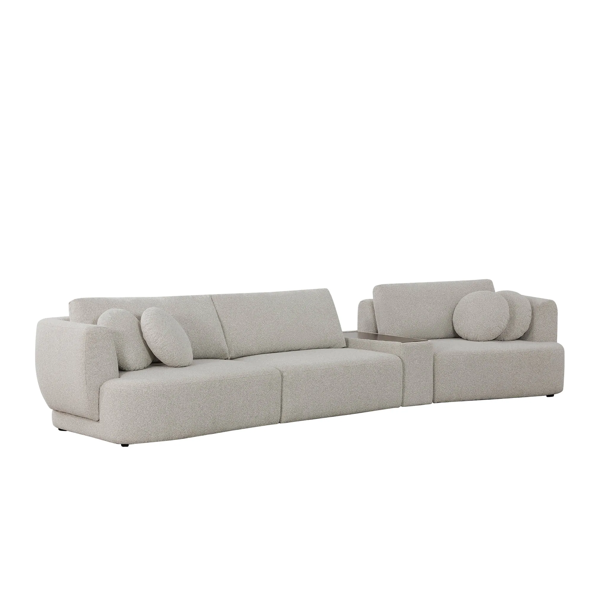 Grace 3-Seat Modular Curved Sofa