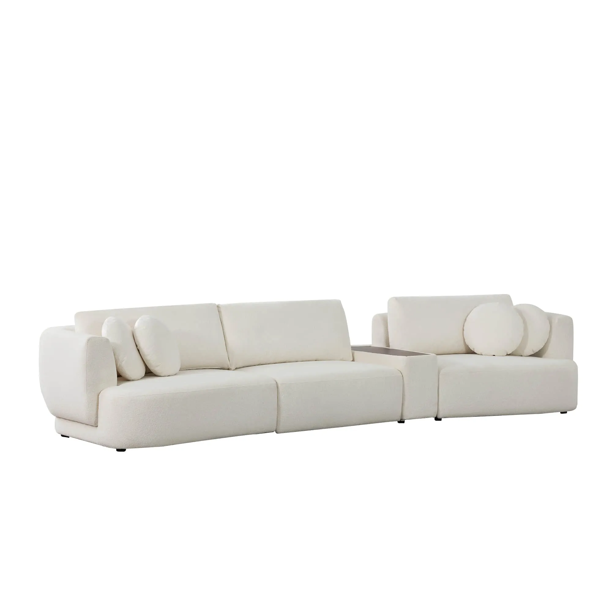 Grace 3-Seat Modular Curved Sofa