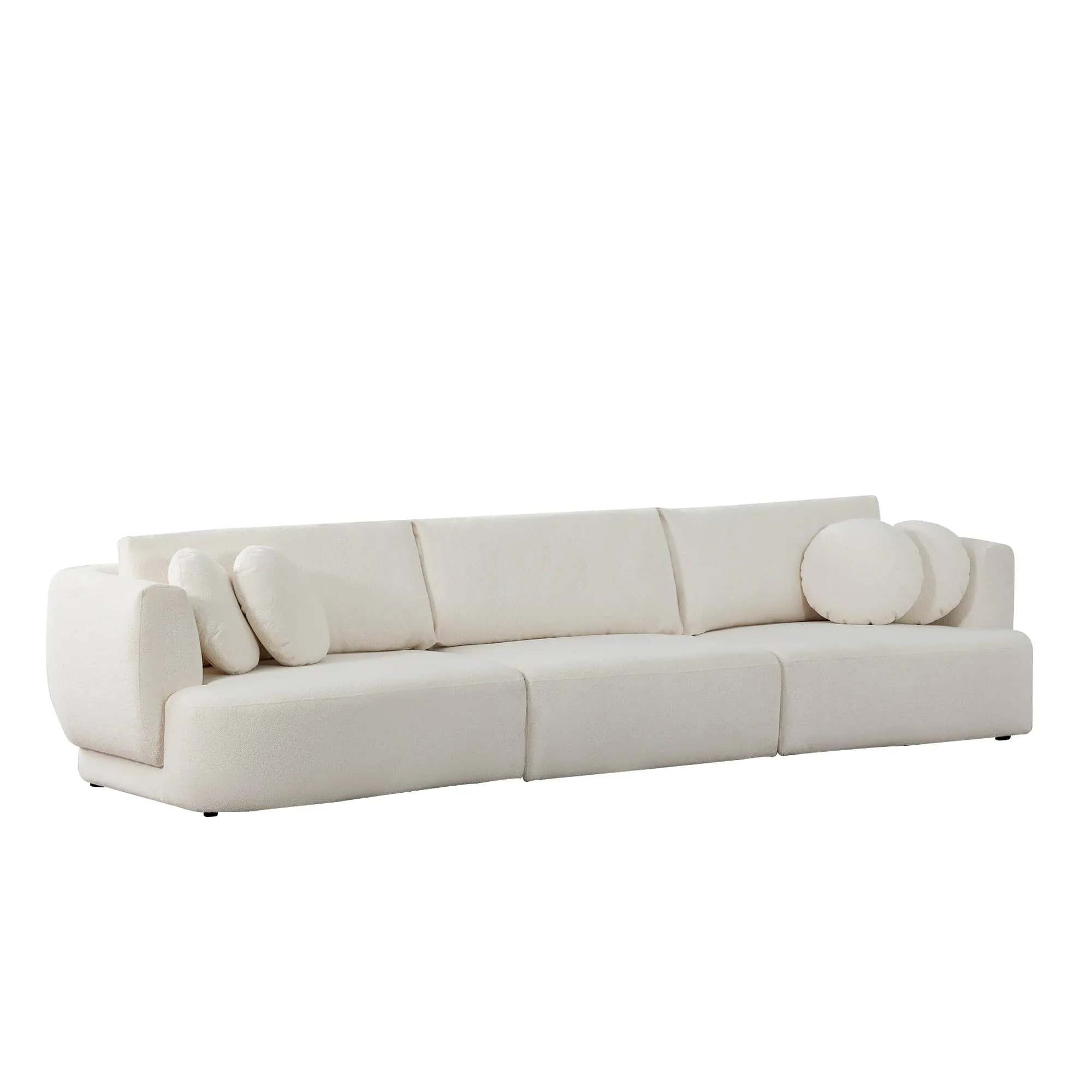 Grace 3-Seat Modular Curved Sofa