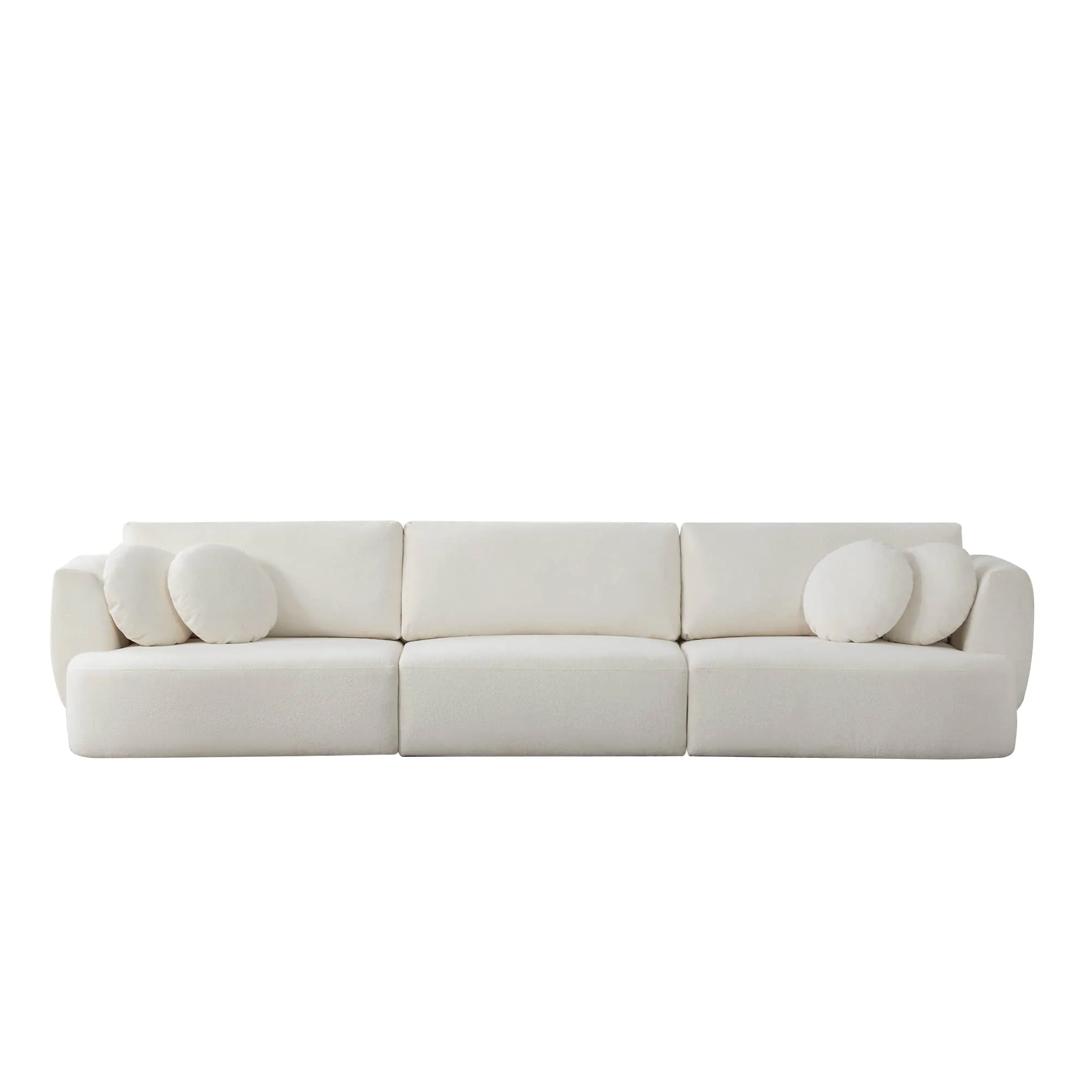 Grace 3-Seat Modular Curved Sofa