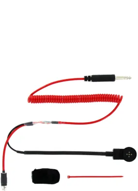 HELMET KIT - STANDARD MIC FLEX BOOM 3 CONDUCTOR COIL CORD