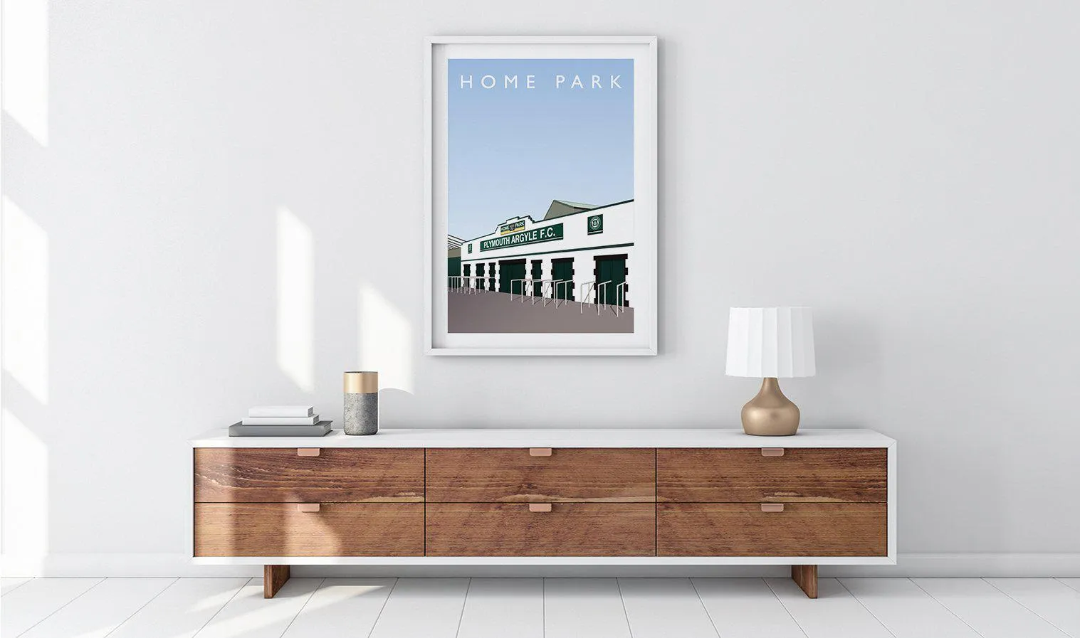 Home Park Illustrated Poster