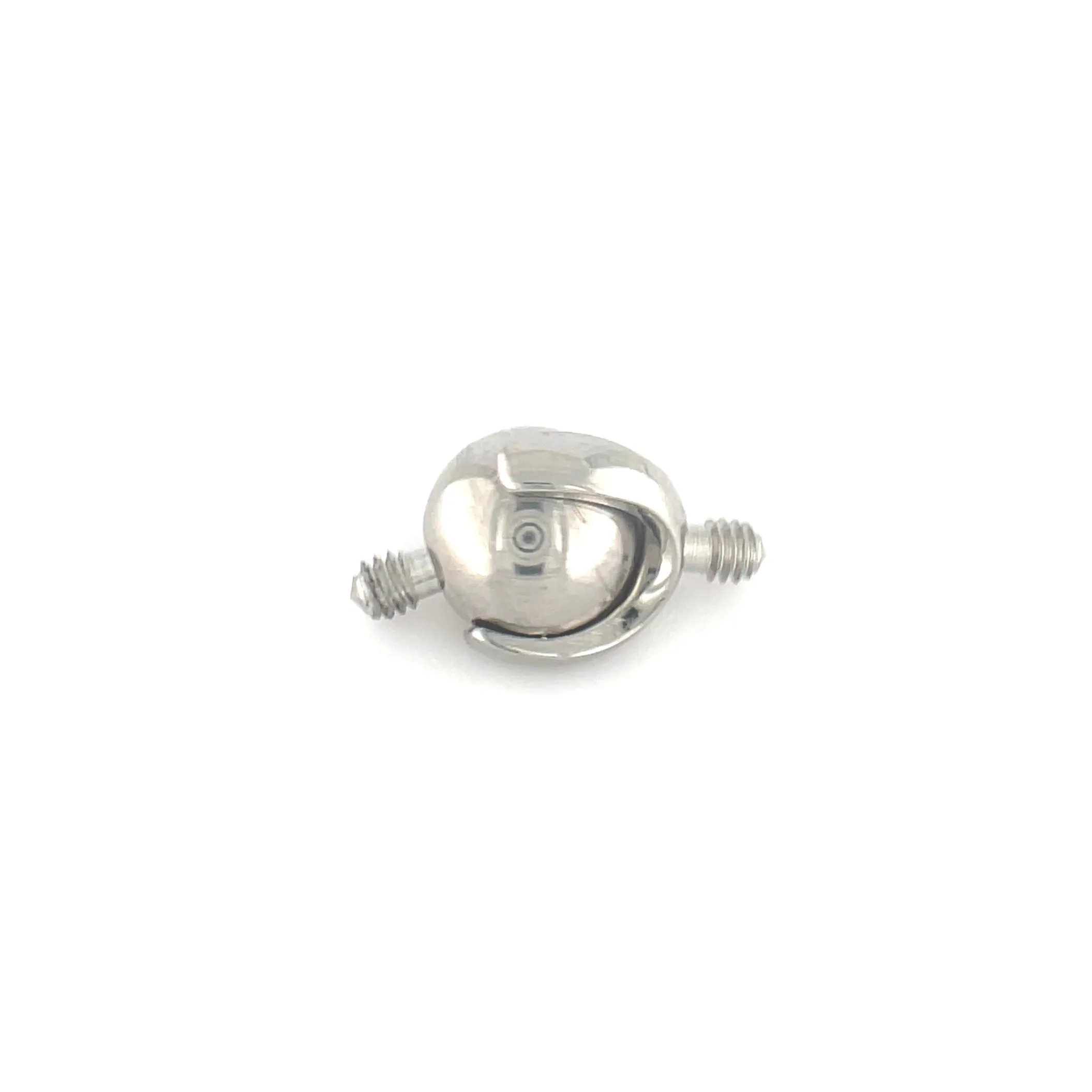 Industrial Strength Titanium Straight Barbell Post Connector