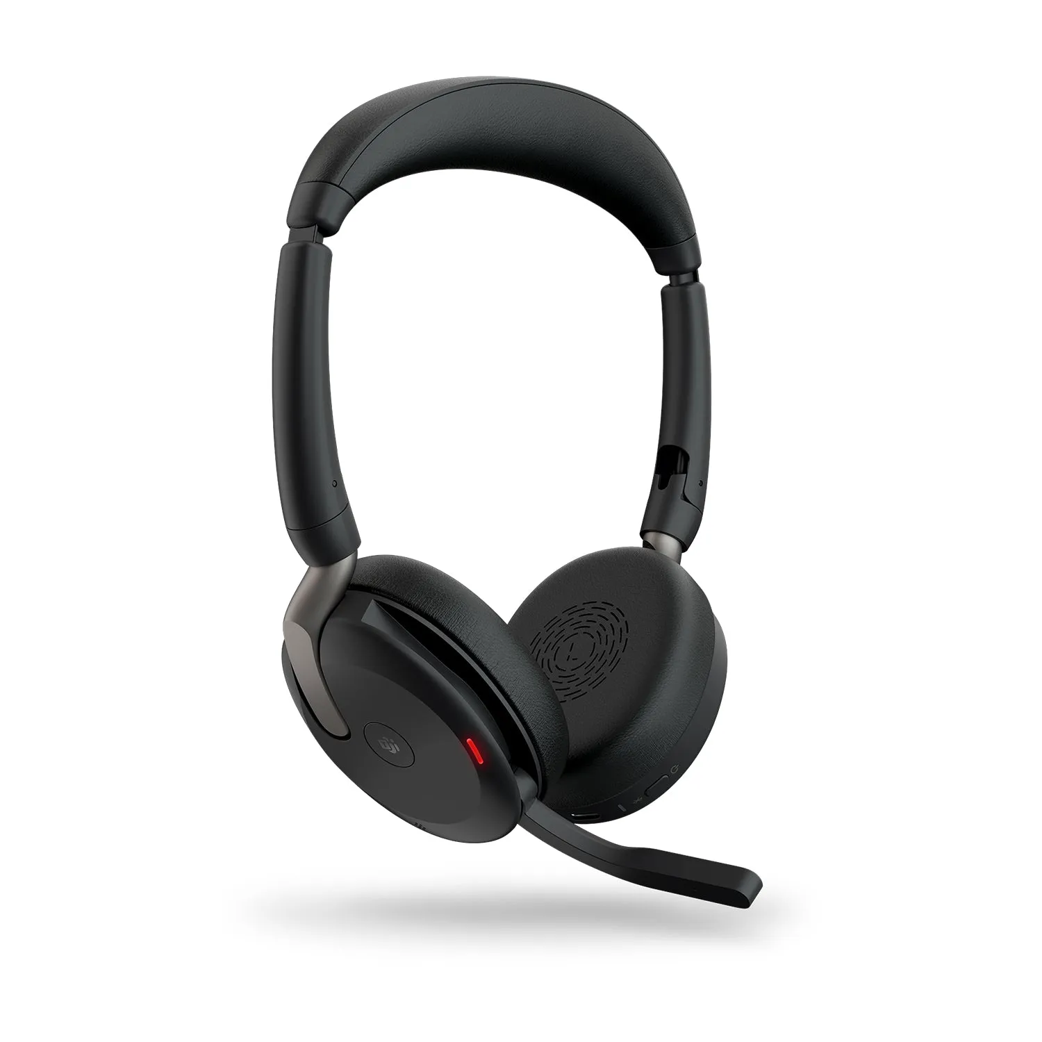 Jabra Evolve2 65 Flex Ms Stereo - Headset - On-Ear - Bluetooth - Wireless - Active Noise Cancelling - Usb-A - Black - Wi