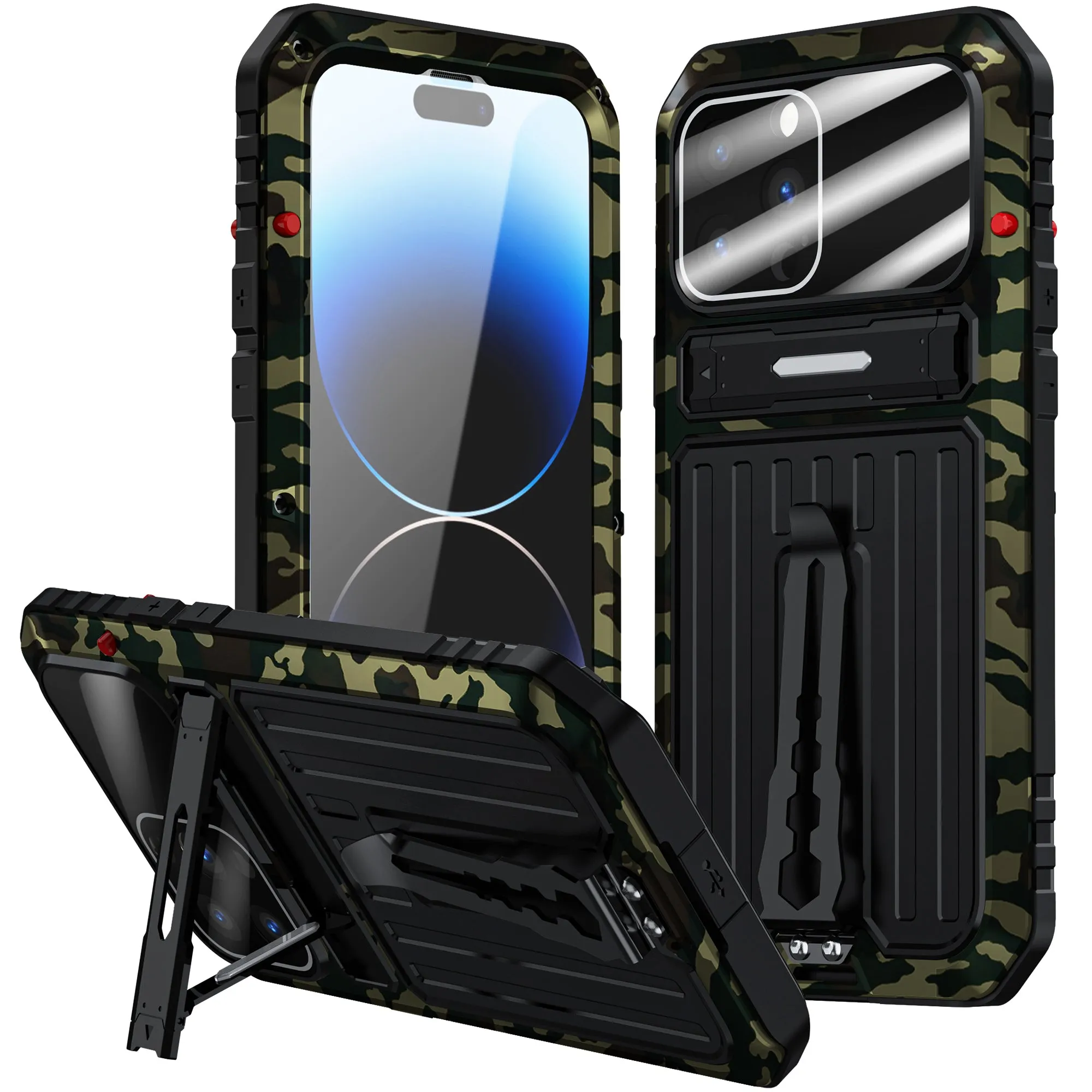 Kylin Armor Back Clip Bracket Military Grade Outdoor Heavy Duty Case Cover