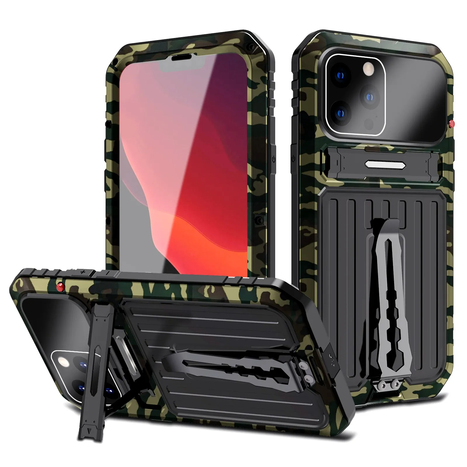 Kylin Armor Back Clip Bracket Military Grade Outdoor Heavy Duty Case Cover