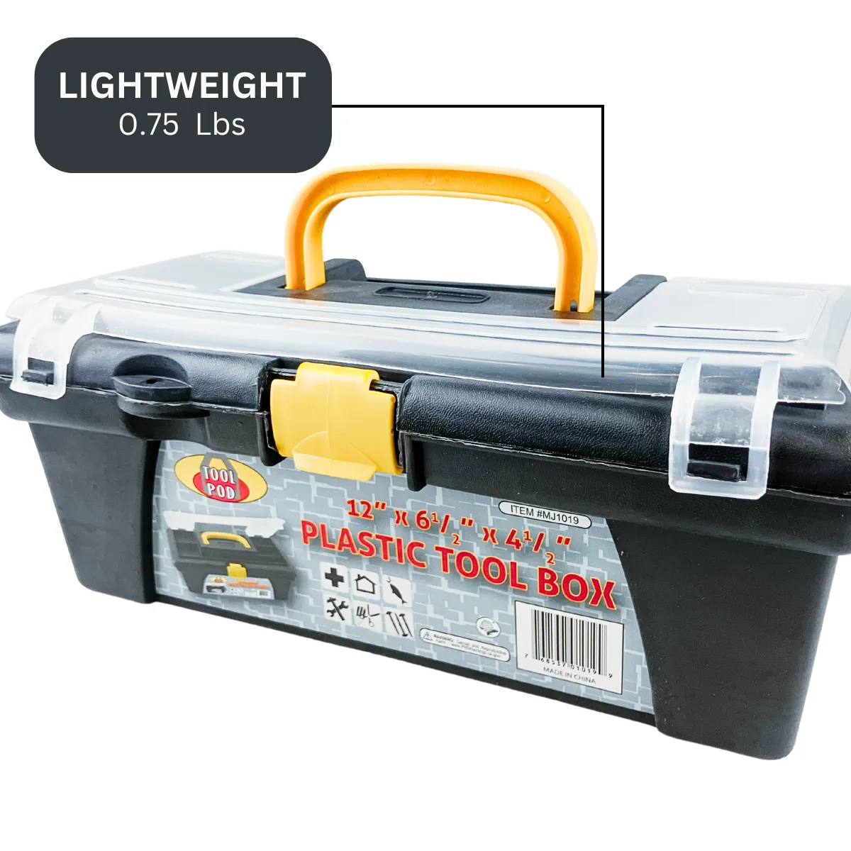 Light-duty Toolbox for Kids and Adults, 11.5-Inches  - MJ-01019