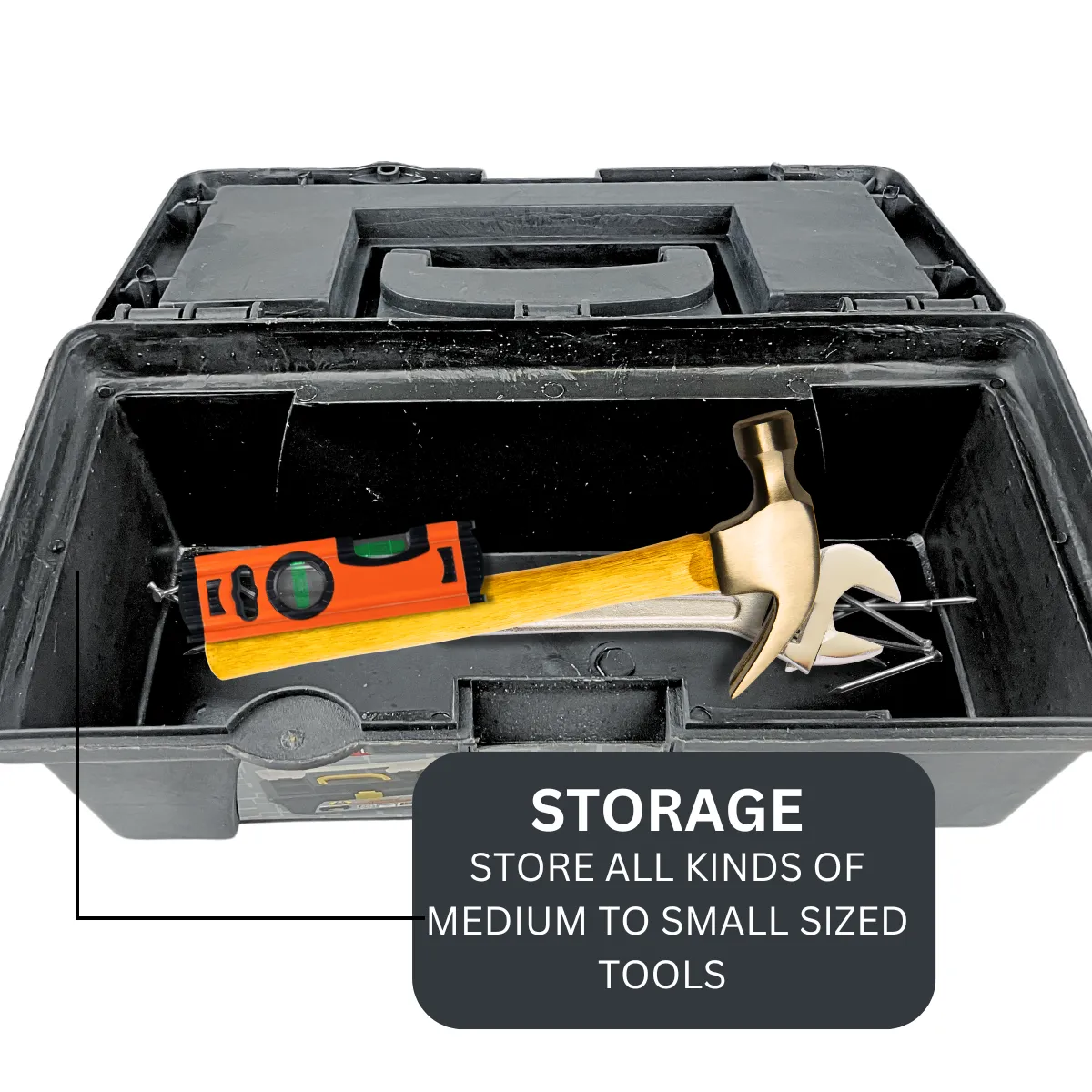 Light-duty Toolbox for Kids and Adults, 11.5-Inches  - MJ-01019