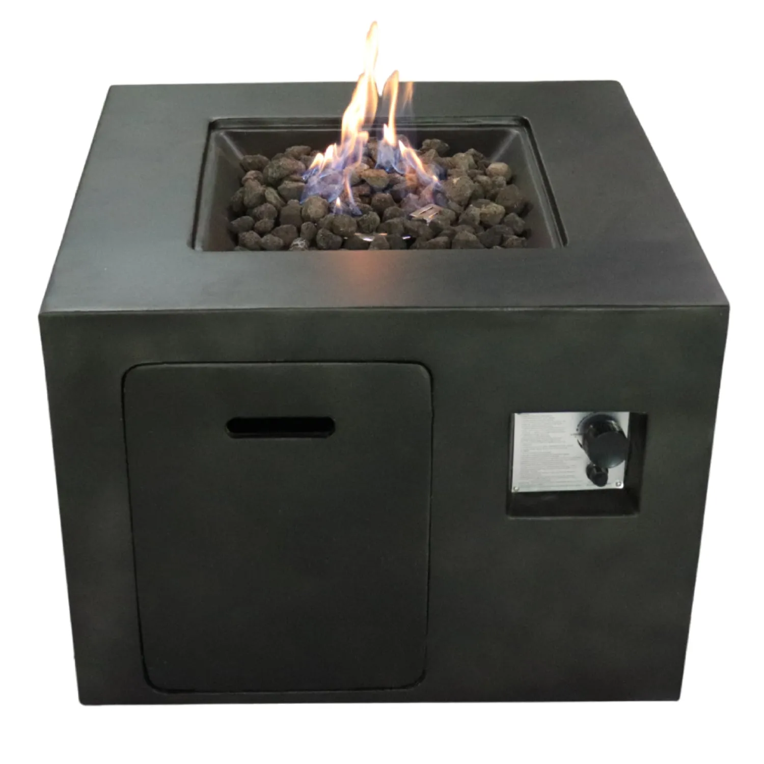 Living Source International 24'' H x 30'' W Concrete Outdoor Fire pit