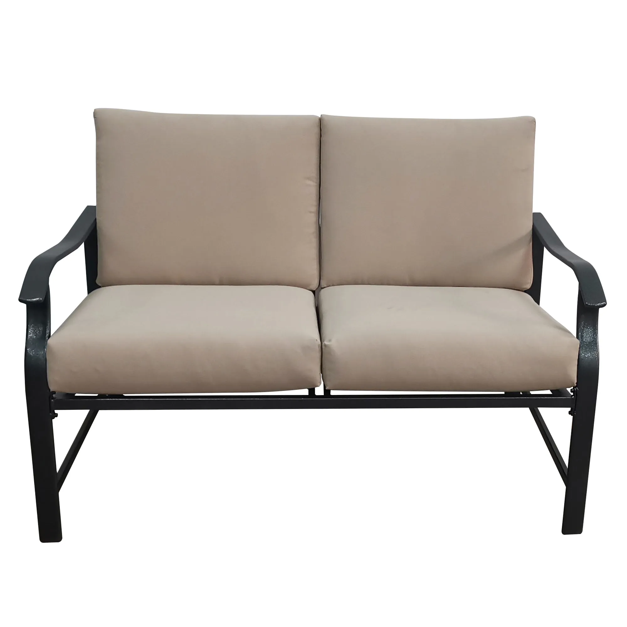 LOVESEAT AND  TABLE Schwarz B