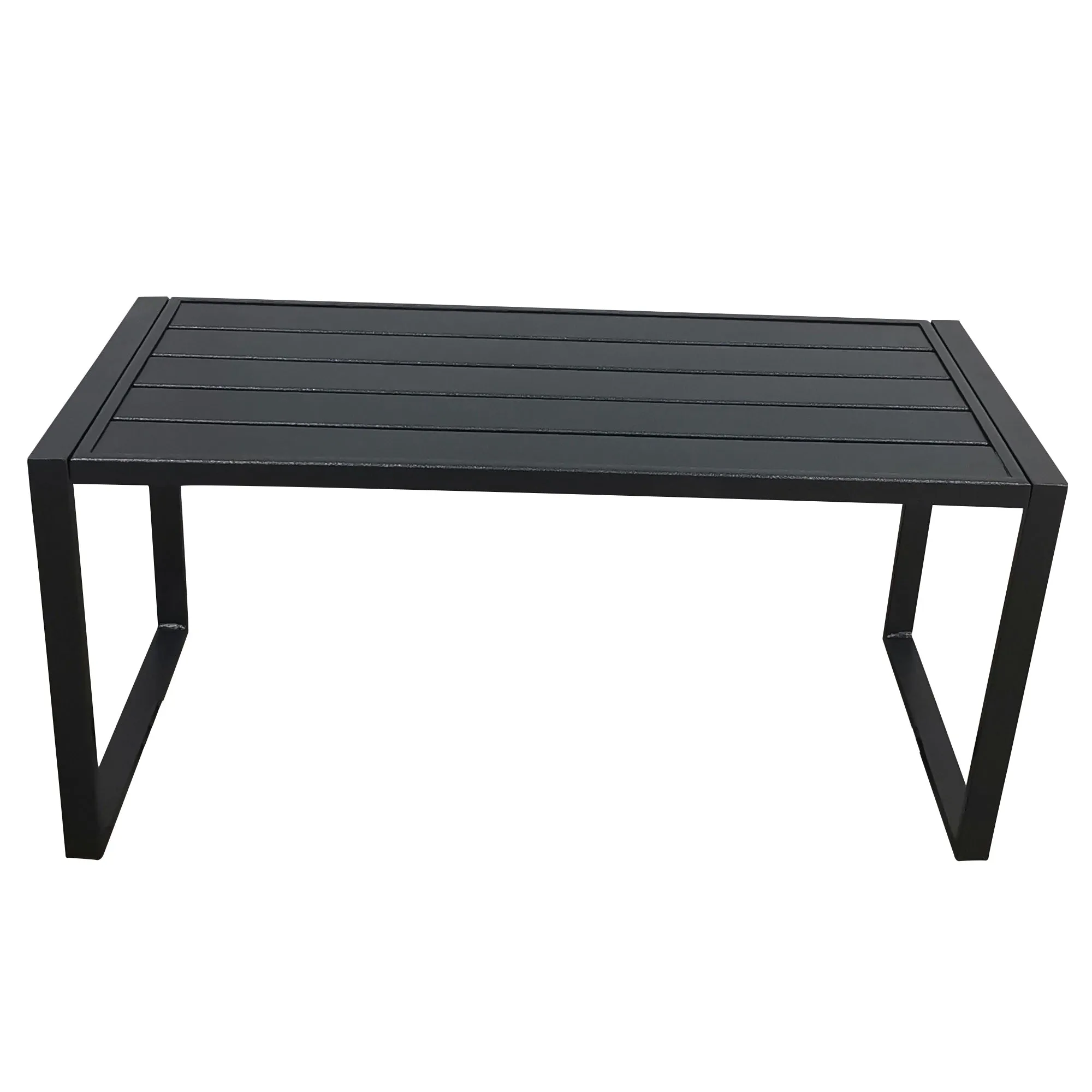 LOVESEAT AND  TABLE Schwarz B