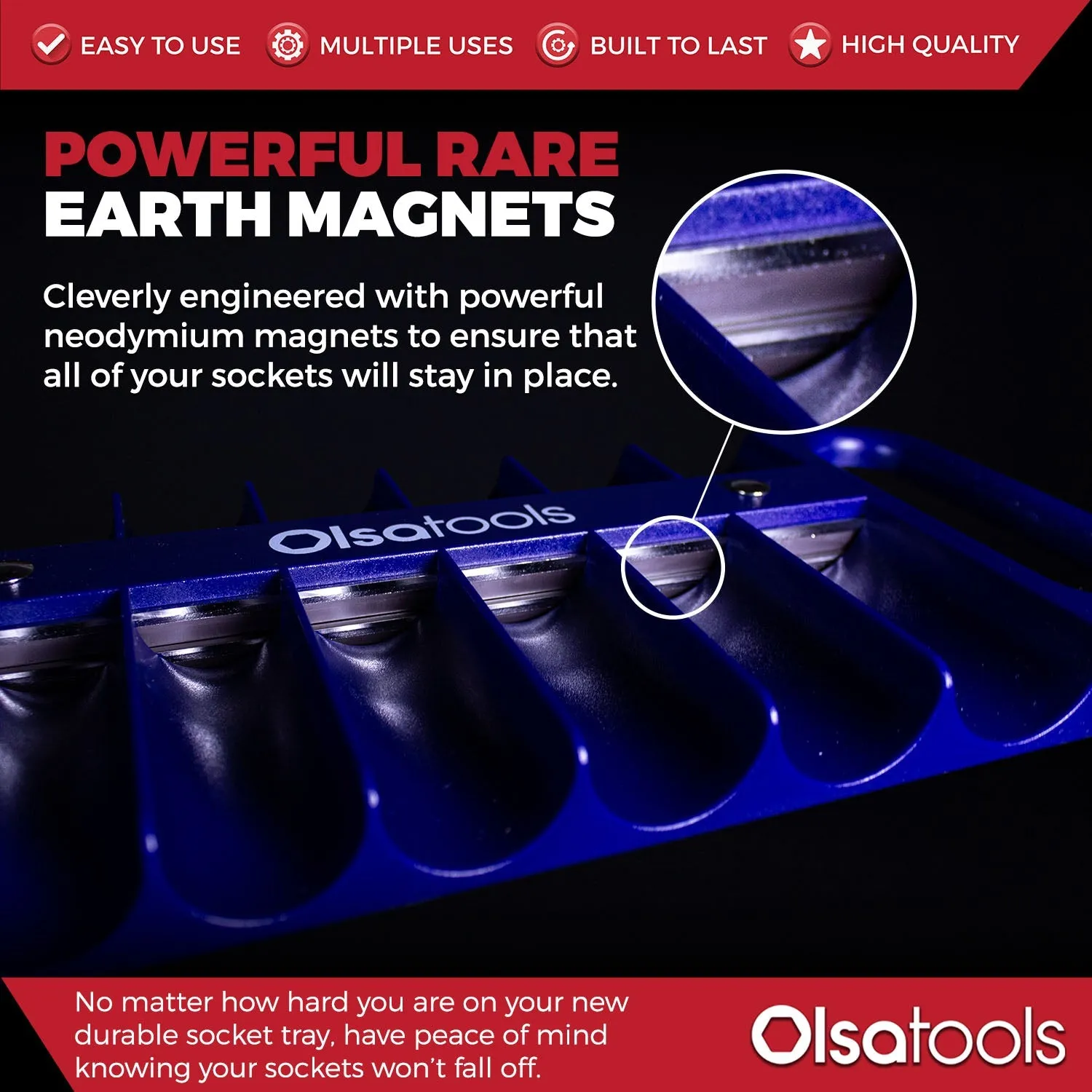 Magnetic Portable Socket Trays