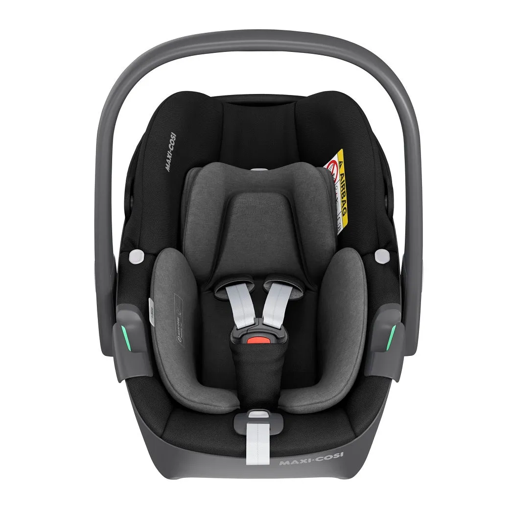 Maxi-Cosi 360 Family Bundle (Black) includes Pebble 360, Pearl 360 & FamilyFix 360 Base