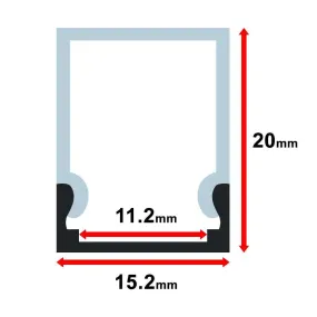 MOSS-ALM-1520 Channel Only - 2.44 Meter