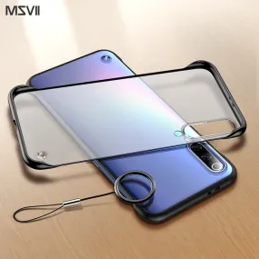 Msvii Frameless Case For Xiaomi Mi 9 Case Transparent Coque For Mi9 Case Silicone For Mi 9 SE  Funda Luxury Capa Bumper