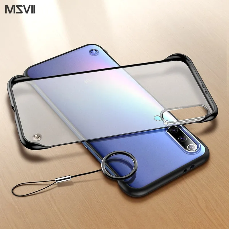 Msvii Frameless Case For Xiaomi Mi 9 Case Transparent Coque For Mi9 Case Silicone For Mi 9 SE  Funda Luxury Capa Bumper