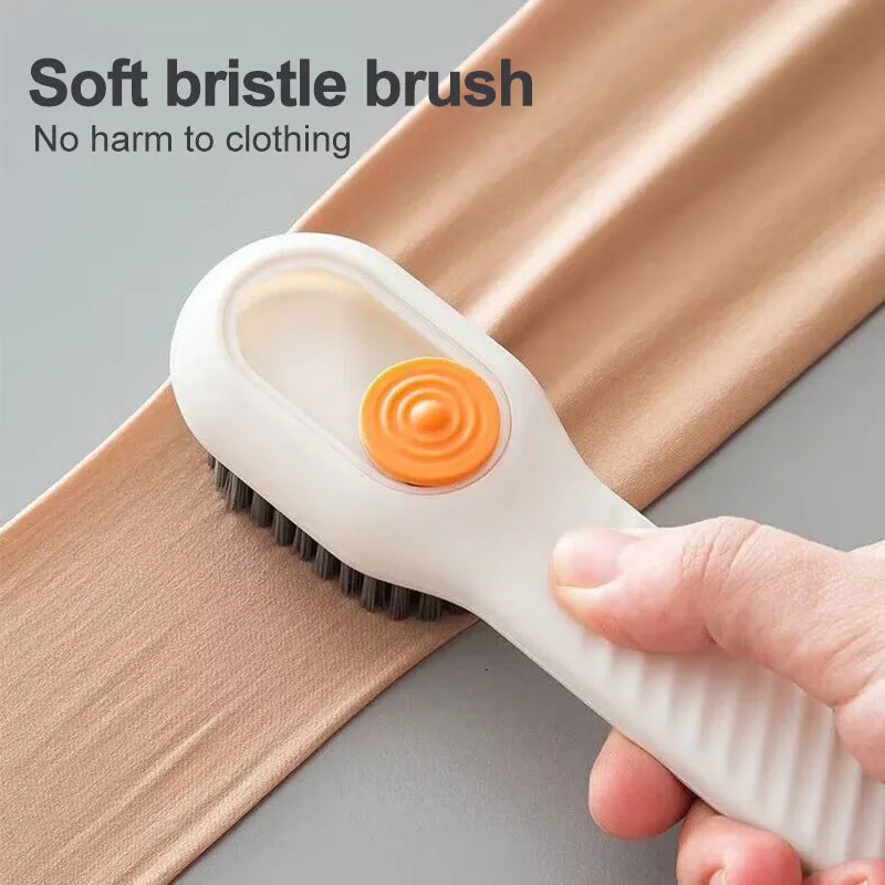 Multifunctional Cleaning Brush with Liquid Dispenser - Quick Foaming for Effortless Cleaning