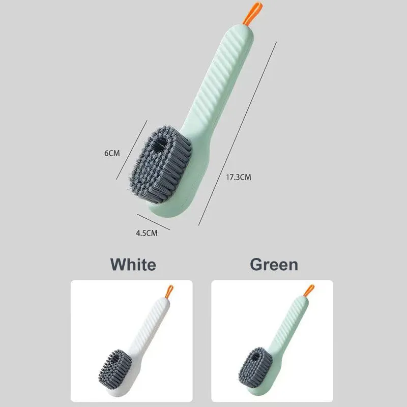 Multifunctional Cleaning Brush with Liquid Dispenser - Quick Foaming for Effortless Cleaning