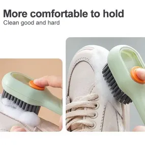 Multifunctional Cleaning Brush with Liquid Dispenser - Quick Foaming for Effortless Cleaning