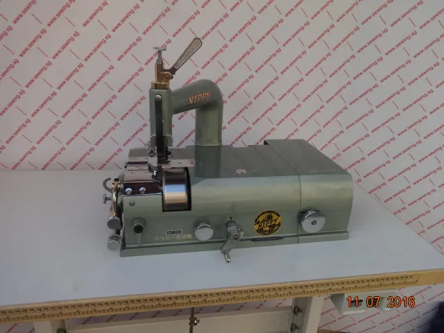 Nippy Skiving Machine NP-201 : Leather Cutting Machine Nippy NP-201 Complete Set    Clutch Motor