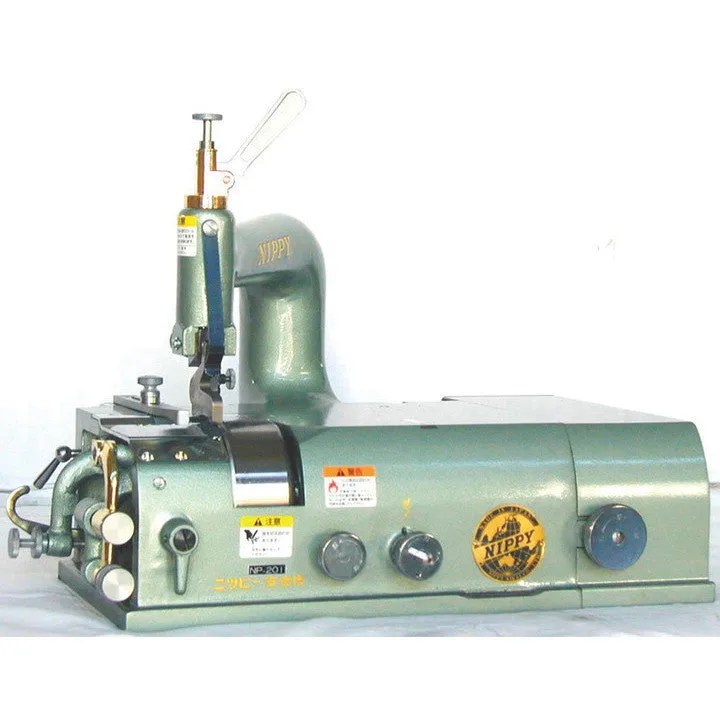 Nippy Skiving Machine NP-201 : Leather Cutting Machine Nippy NP-201 Complete Set    Clutch Motor