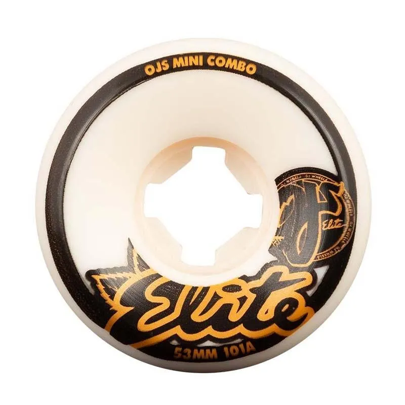 OJ 53mm 101d Elite Mini Combo Skateboard Wheels 4pk