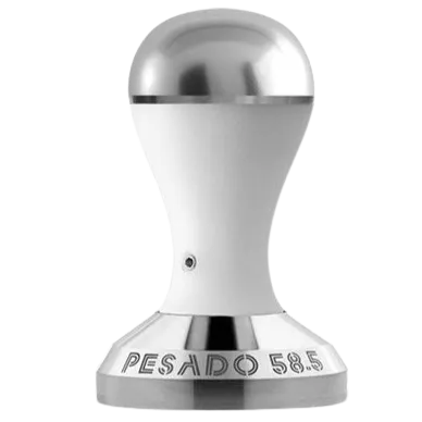 Pesado 58.5mm Tamper - White/Silver