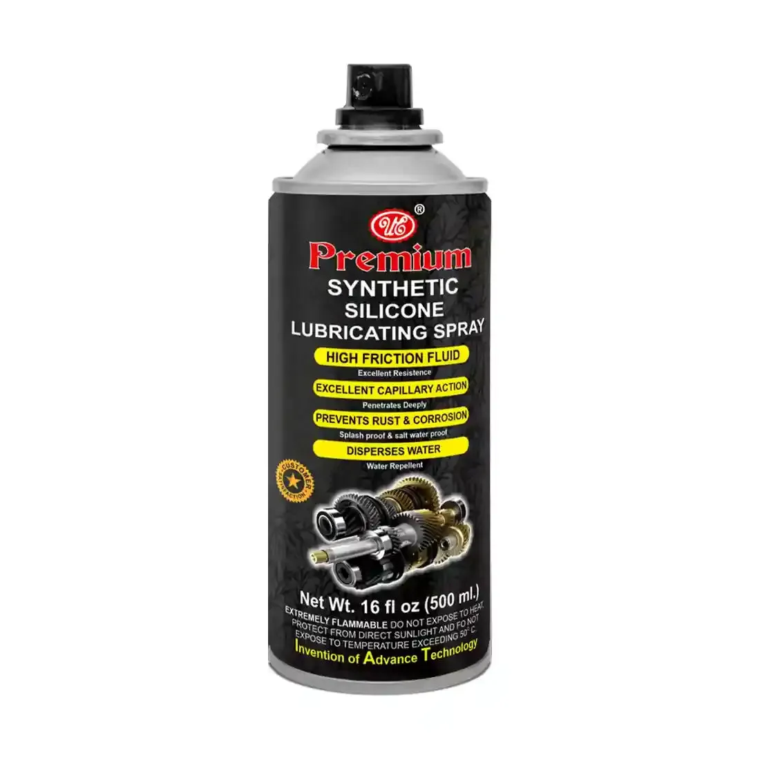 Premium Synthetic Silicone Lubricating Spray For Car, Home, Office & Industrial Use