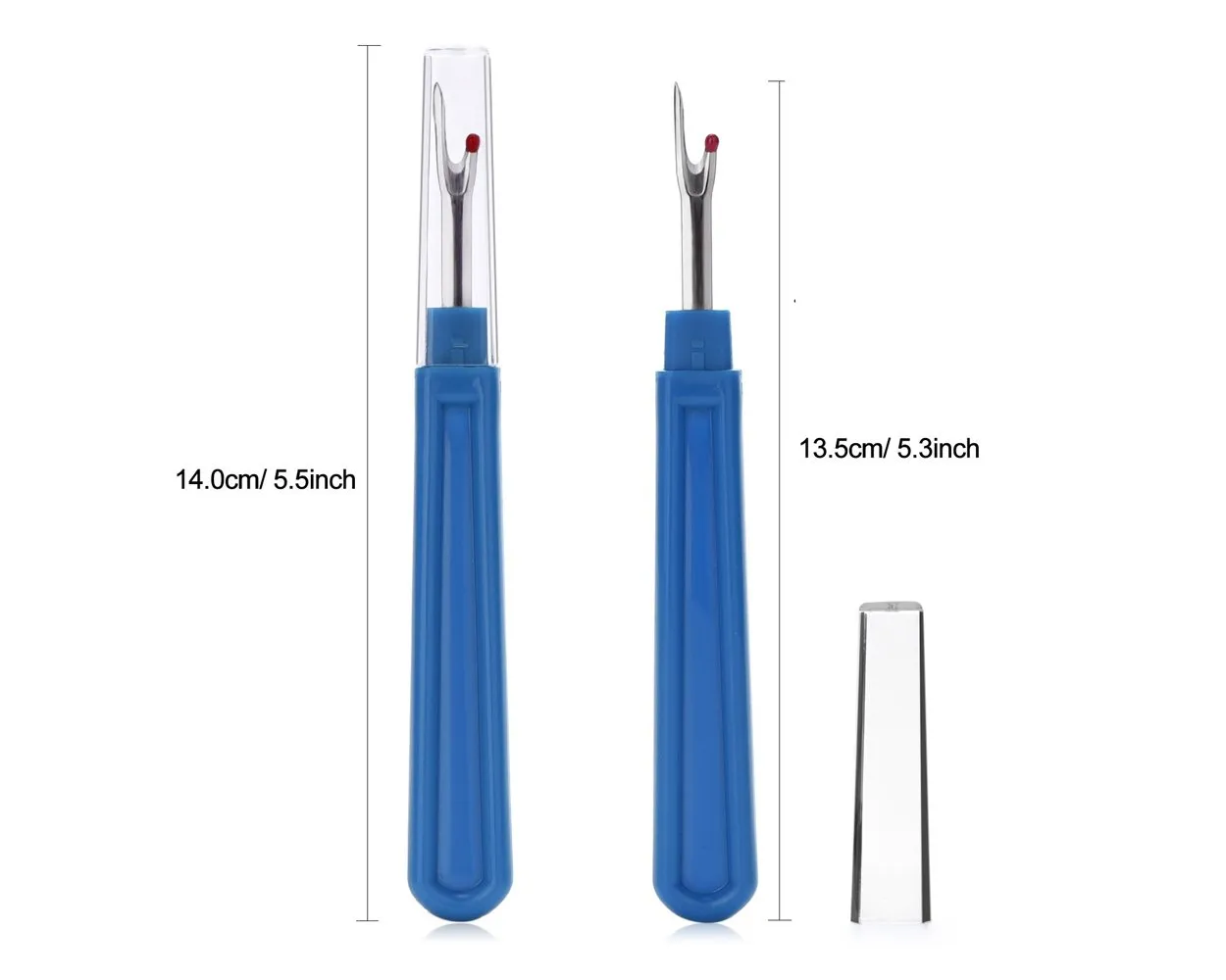 Seam Rippers with Plastic Cover 12 Pieces Large Sewing Ripper - Blue