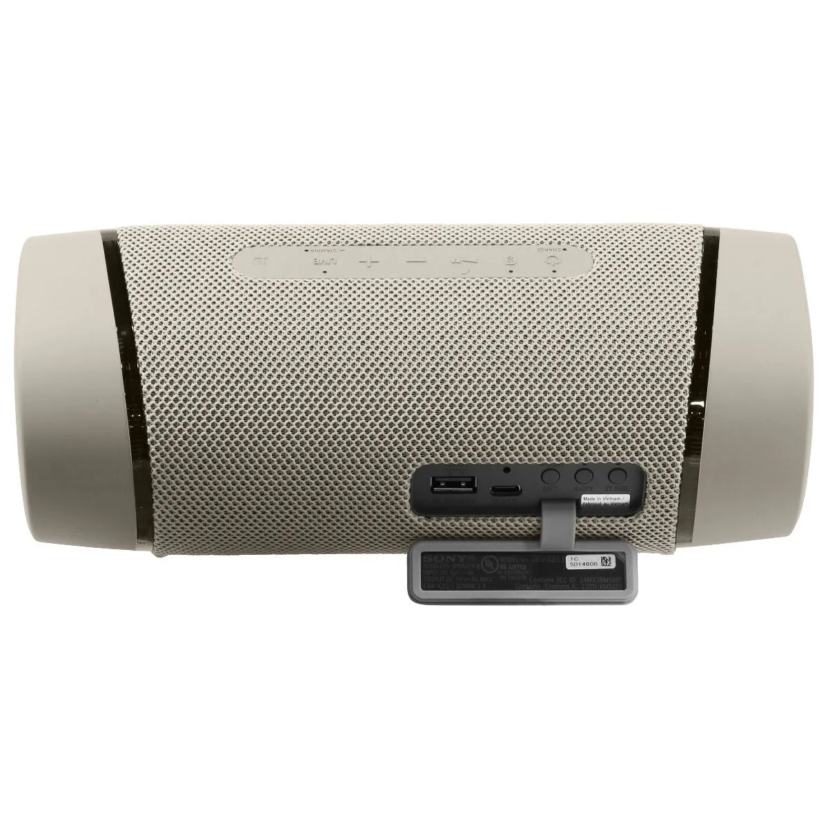 Sony SRS-XB33 EXTRA BASS Wireless Bluetooth Portable Waterproof Speaker - Taupe