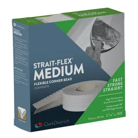 Strait-Flex Medium Corner Tape w/Slots 2-1/4" x 100 SM-100