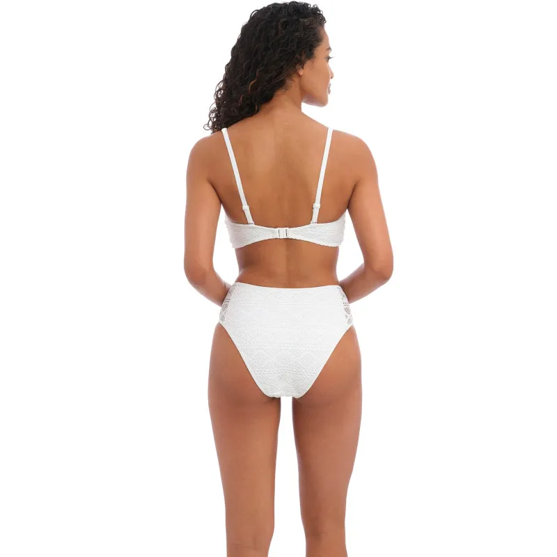 Sundance High Waist Bikini Brief White - Freya Swim